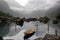Lake Bondhus in Folgefonna national park, Norway