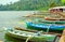 Lake Bratan, outrigger canoes (prahu)