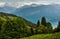 Lake Brienz summer top view Switzerland