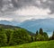 Lake Brienz summer top view Switzerland