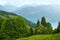 Lake Brienz summer top view (Switzerland).