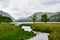 Lake Buttermere, Gatesgarth Farm, Lake District, Cumbria, UK