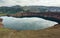 Lake in the Caldera volcano Ksudach. South Kamchatka Nature Park.