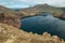 Lake in Caldera volcano Ksudach. South Kamchatka Nature Park.