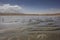 Lake Canapa with pink flamengo`s, Atacama Desert, Bolivia