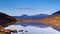 Lake At Capel Curig With Snowdon Behind