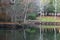 Lake Castineiras, artificial pond located on the Monte Cotorredondo in Spain