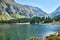 Lake Cavloc in Engadin region, Graubunden, Switzerland