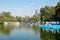 Lake at Chapultepec Park in Mexico City