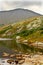 Lake of the Clouds and Mt. Washington in New Hampshire.