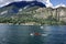 Lake Como aerial view magnificent landscape