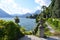 Lake Como from villa Monastero. Italy
