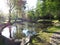 The lake in courtyard of the Bran Castle