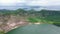 Lake crater at Taal volcano. Philippines.