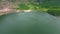 Lake crater at Taal volcano. Philippines.