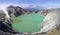 Lake in a crater of volcano Ijen. Indonesia