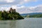 Lake Czorsztyn and medieval castle in Niedzica