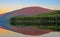 Lake Day Reflection Of Mount Sagamook On Big Nictou Lake