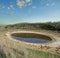 Lake in the desert steppe