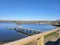 Lake dock water