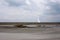 Lake of dry mud formed from a mud volcano eruption in Sidoarjo, East Java, Indonesia.