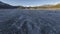 Lake Eibsee frozen in winter