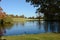 Lake in English parkland