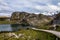 Lake Enol in Covadonga and Peaks of Europe