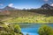 Lake Enol and mountain retreat, the famous lakes of Covadonga, A