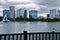 Lake Eola and Orlando skyline