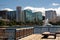 Lake Eola and Orlando skyline