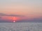 Lake Erie& x27;s beautiful pink sunset