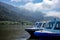 Lake ferryboats, lake Ioannina, Greece
