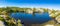 Lake on the footpath to Preikestolen cliff, Lysefjord, Norway