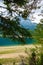 Lake in the forest park Durmitor. Montenegro.