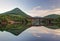 Lake with forest reflection, Ruzin dam, Slovakia