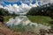 Lake and forest in Rotorua volcanic area, New Zealand