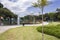 Lake with fountain in Park Santos Dumont, Sao Jose dos Campos, Brazil