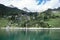 Lake in french alps mountains of Vanoise, France