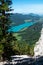 Lake Fuschlsee, is Salzkammergut, Austria, in summer