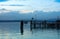 Lake Garda Pier and the Last Ferry for the day