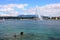 Lake Geneva fountain