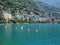 Lake Geneva and Montreux city in Switzerland