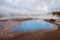 Lake in Geysir geothermal area, Iceland