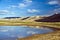 Lake in the Goby Desert, Mongolia