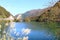 lake Gokayama landscape Japan