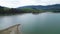Lake Gruyere in Switzerland - aerial view