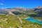 Lake Guadalest in mountains, Costa Blanca