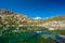 Lake Haiyaha, Rocky Mountains, Colorado, USA.