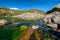 Lake Haiyaha, Rocky Mountains, Colorado, USA.